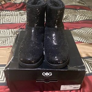 G by Guess Asella Sequin Shear Bootie